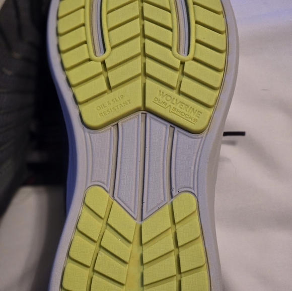 Wolverine - Men's Bolt DuraShocks Construction Shoe, Steel Gray, 9 X-Wide - Picture 6 of 6